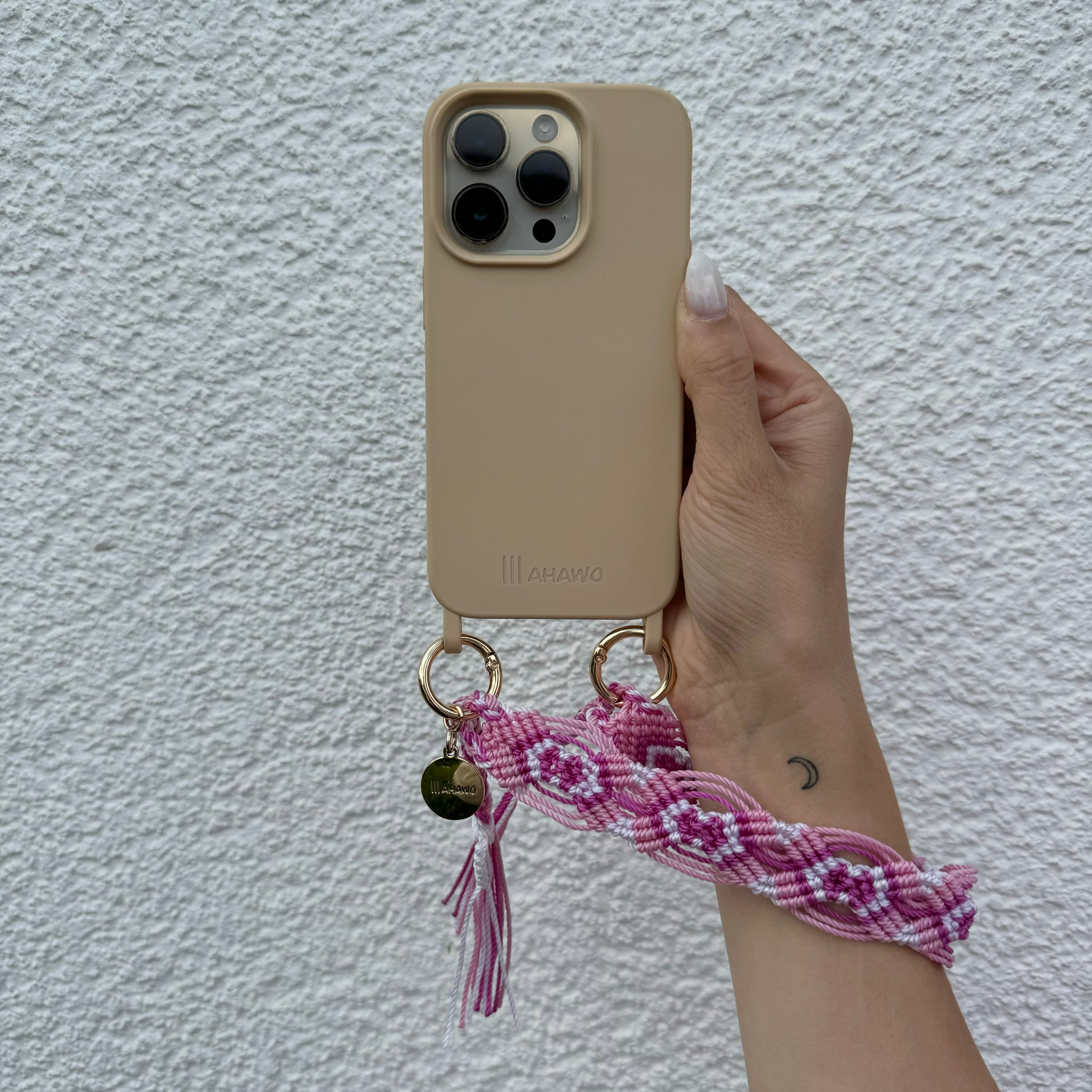 Short Phone Strap "Cherry Blossom"