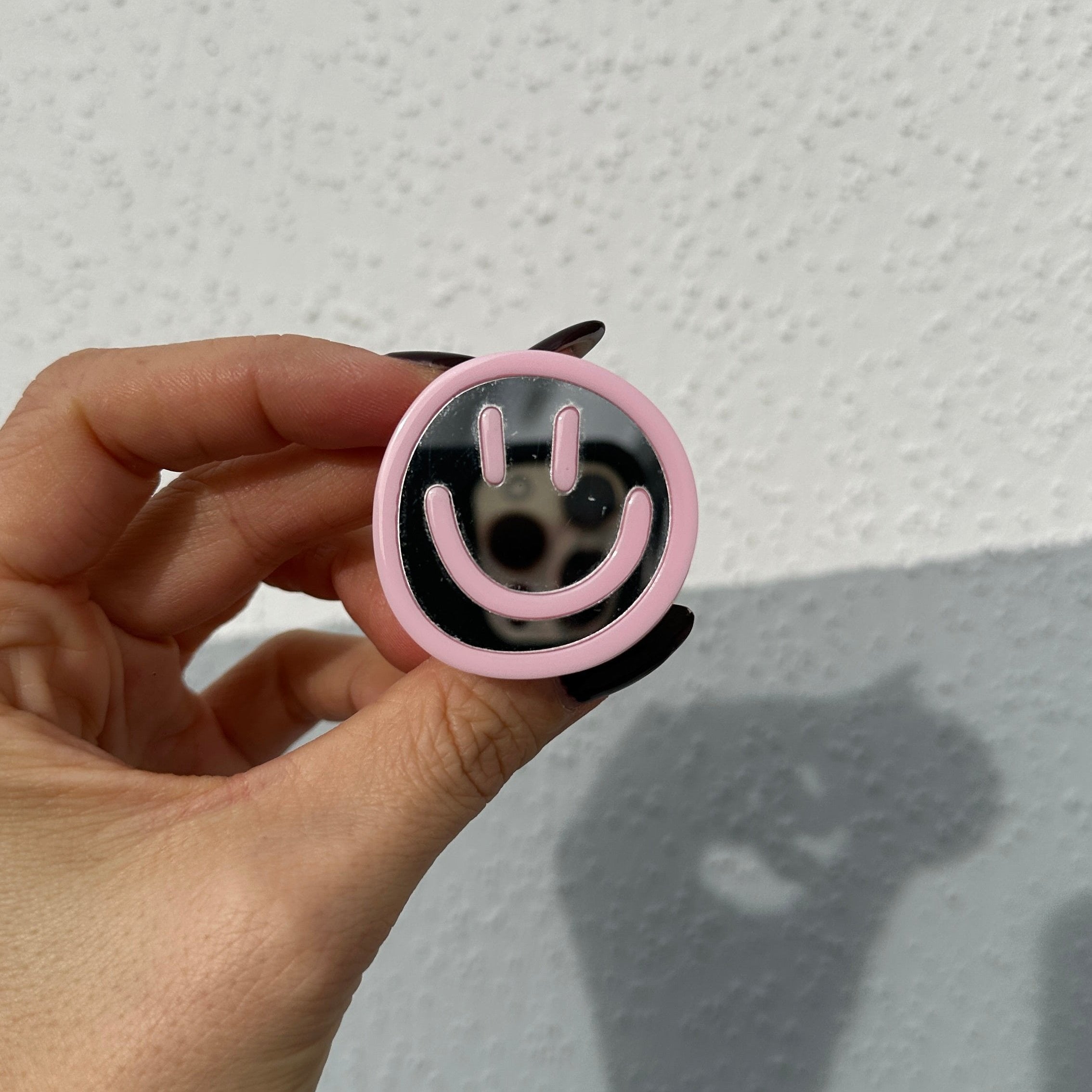 Phone Pop Holder Smiley Rose