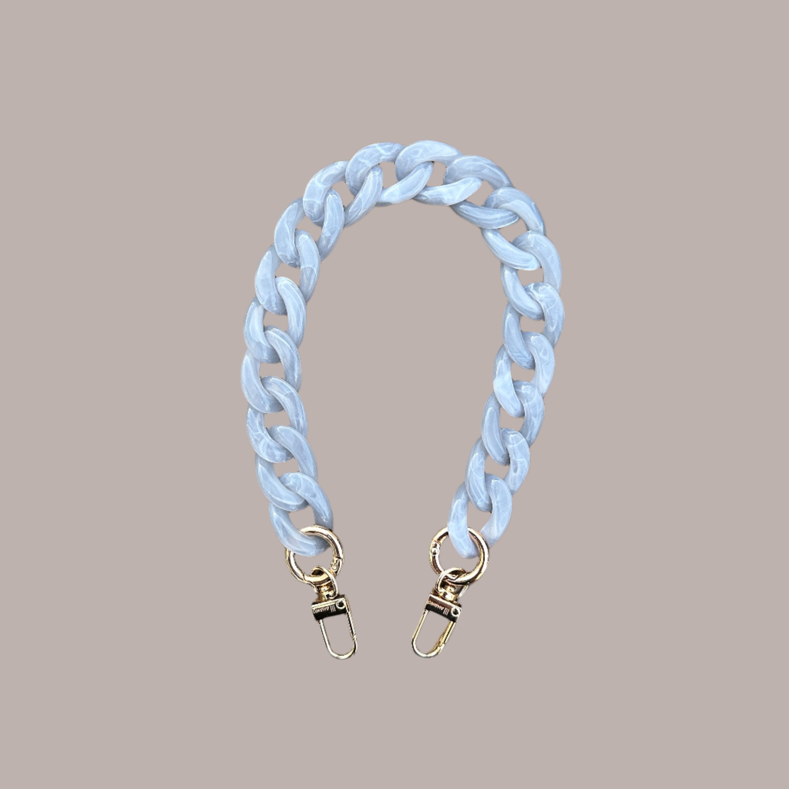 Short Chain Strap Grey