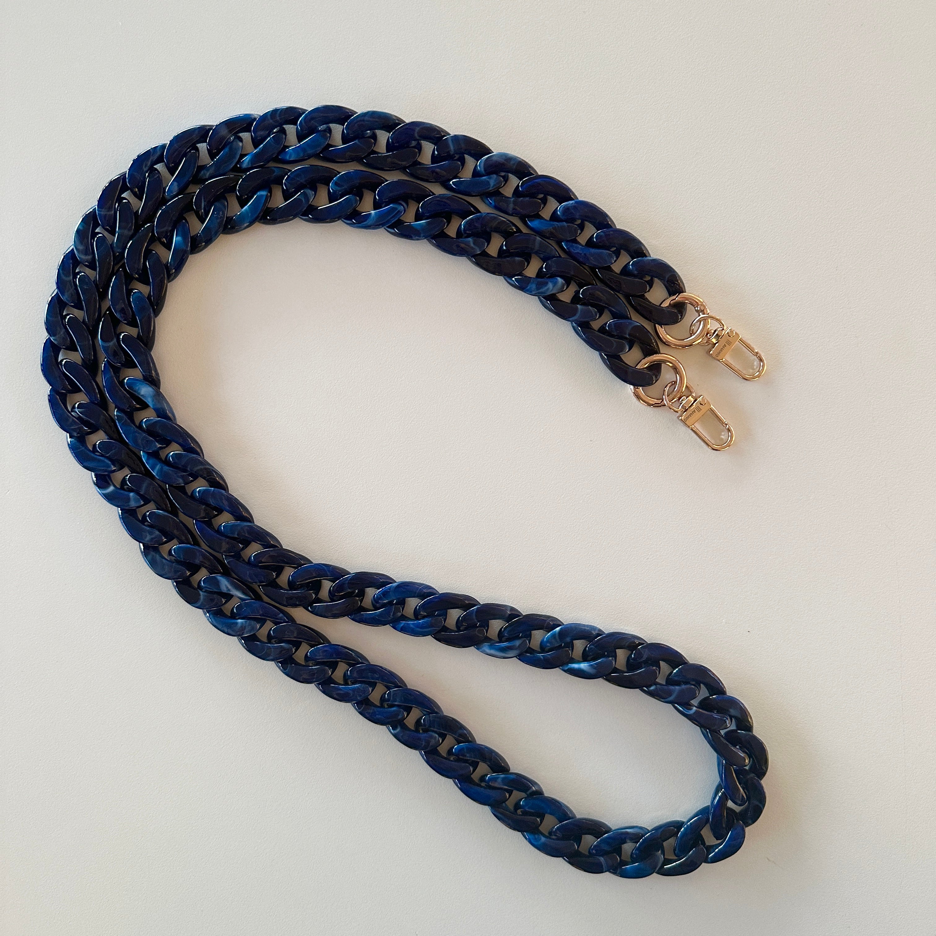 Long Chain Strap Blue