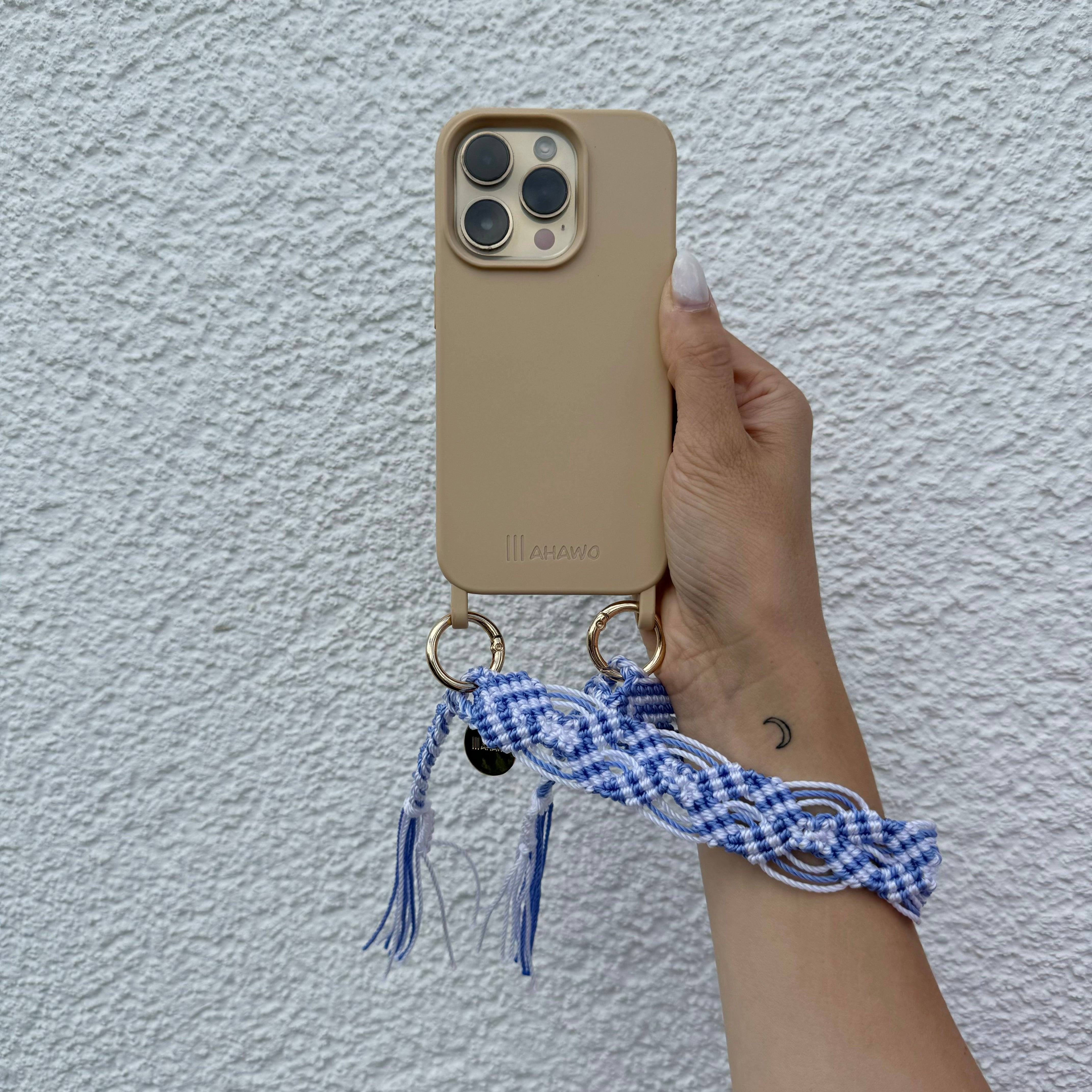 Short Phone Strap "Clear Sky"