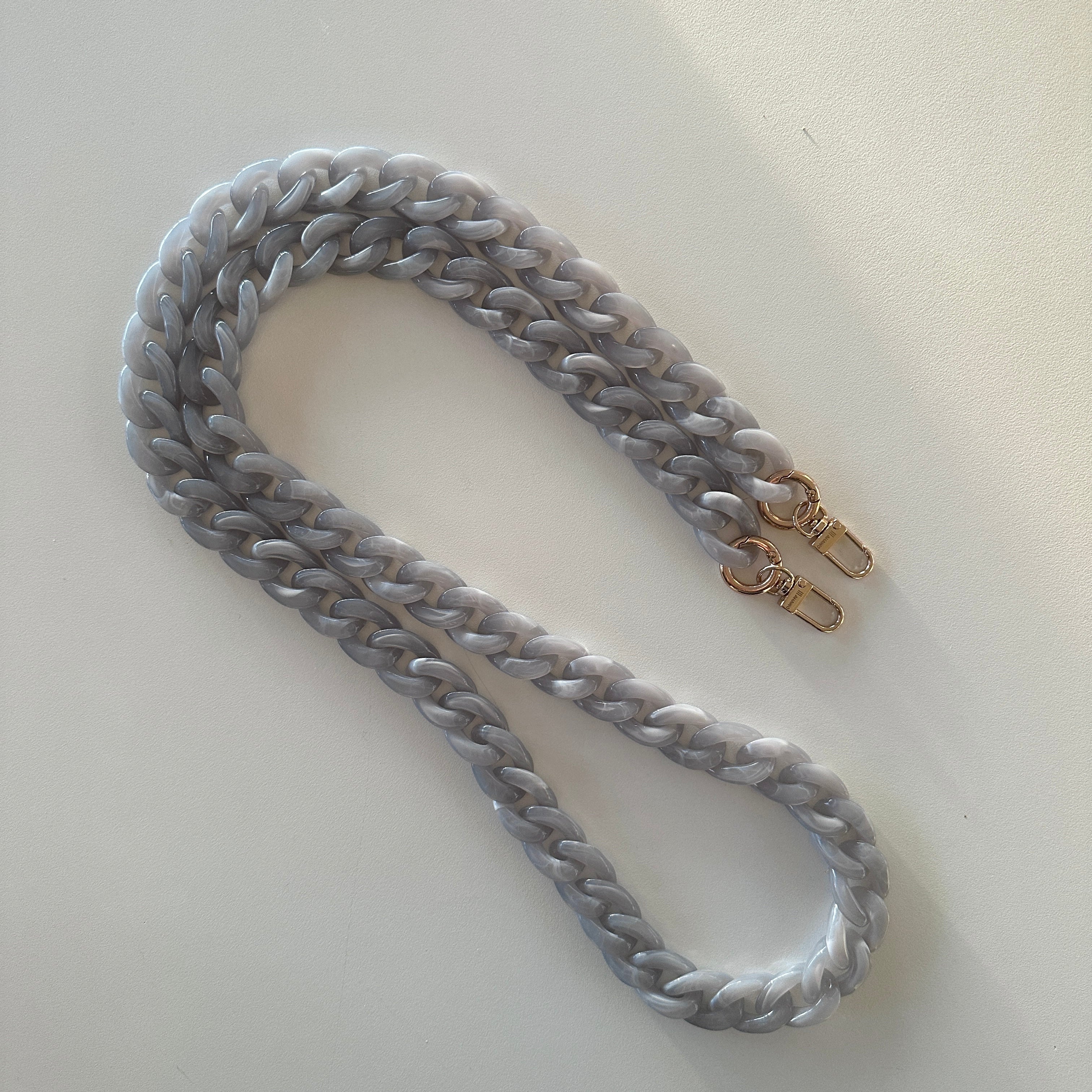 Long Chain Strap Grey