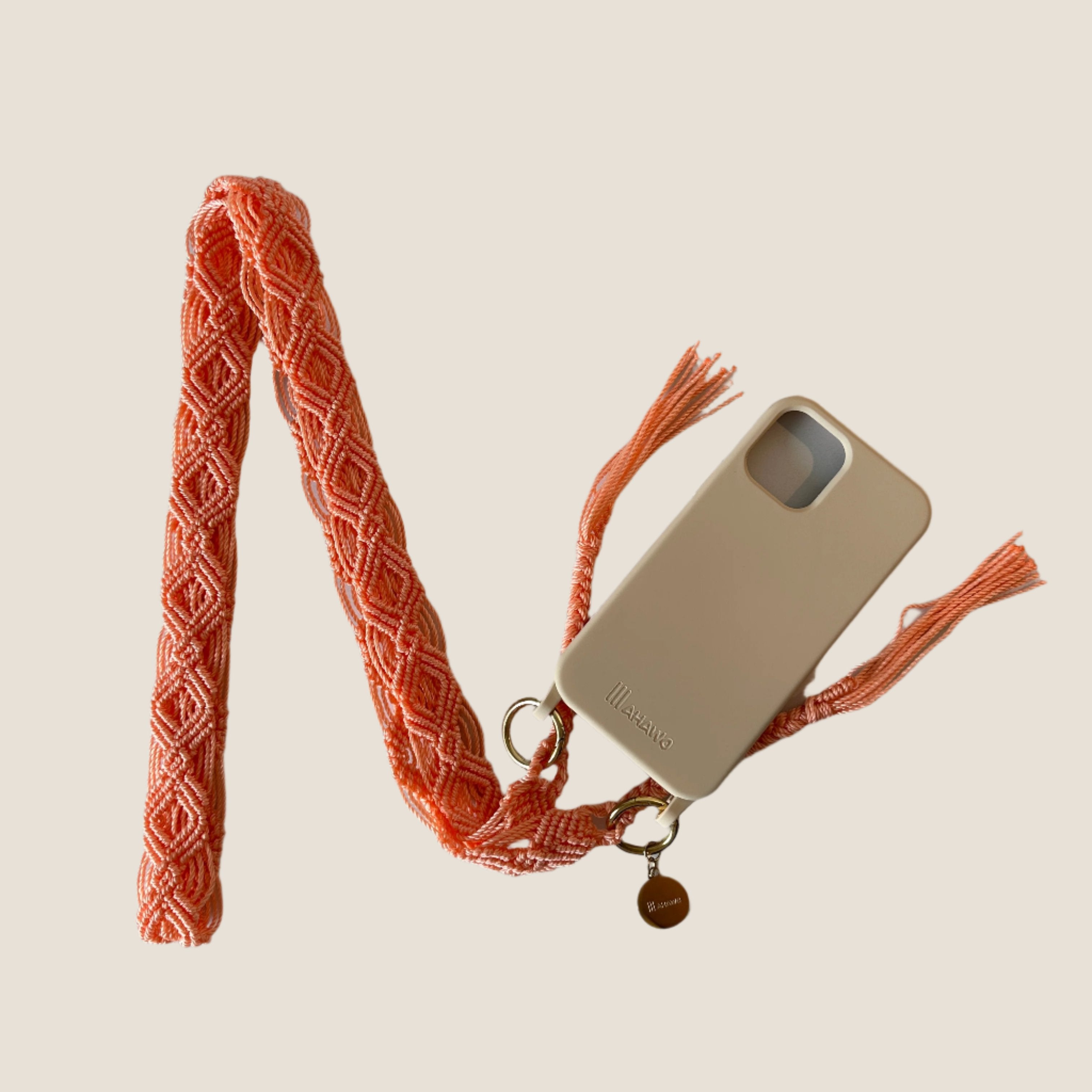 Peach Fuzz Slim Phone Strap