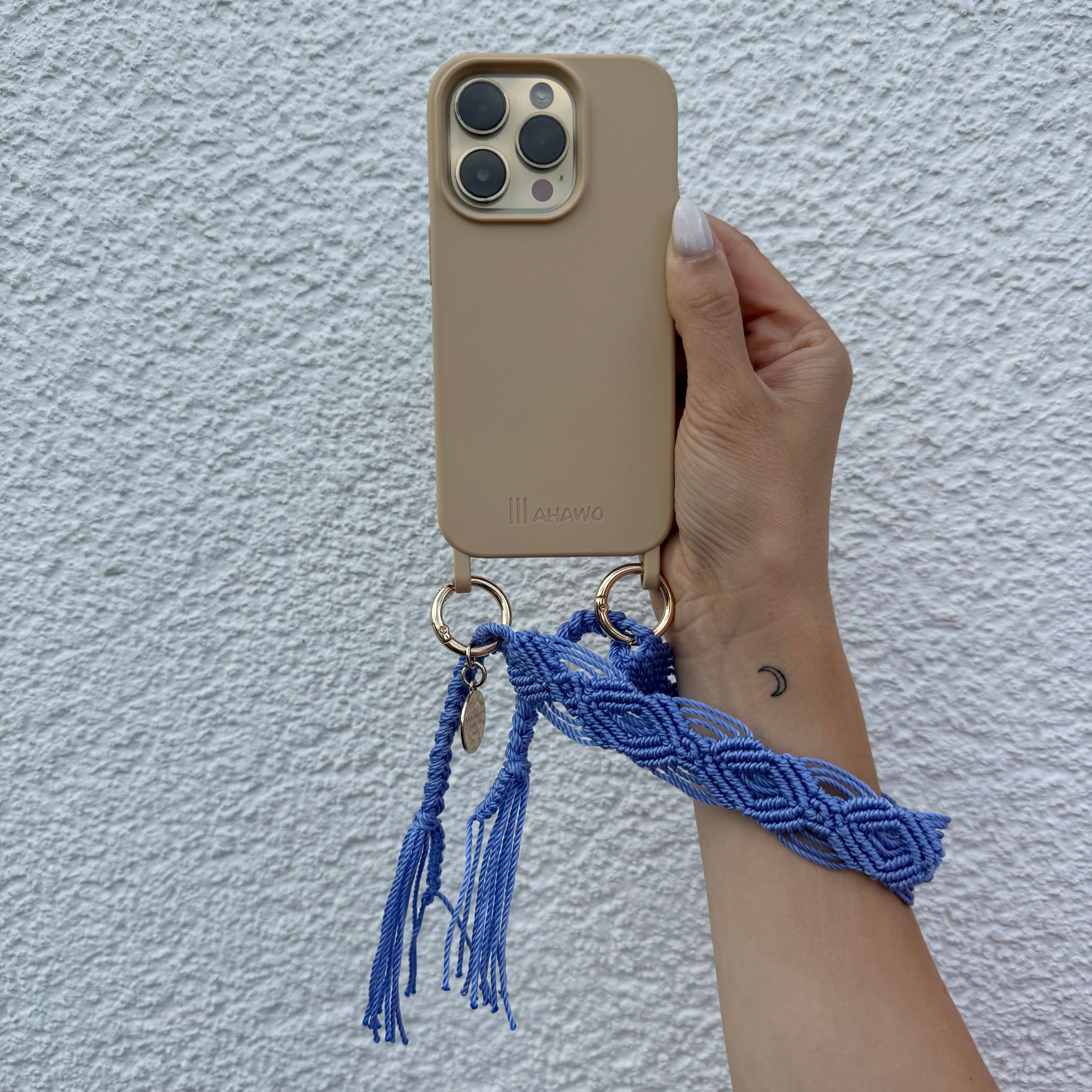 Short Phone Strap "Blue Ocean"