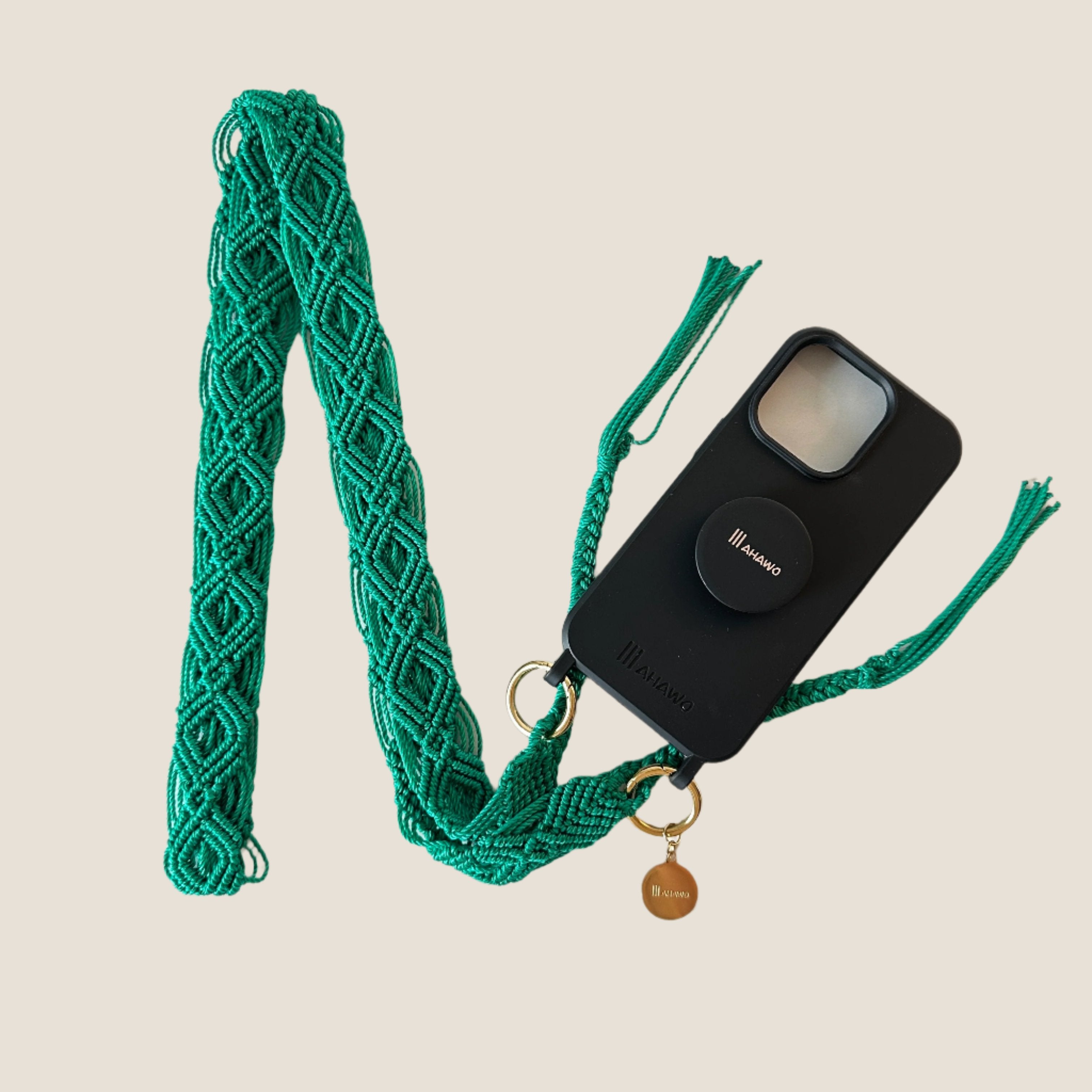 Palm Leaf Slim Phone Strap