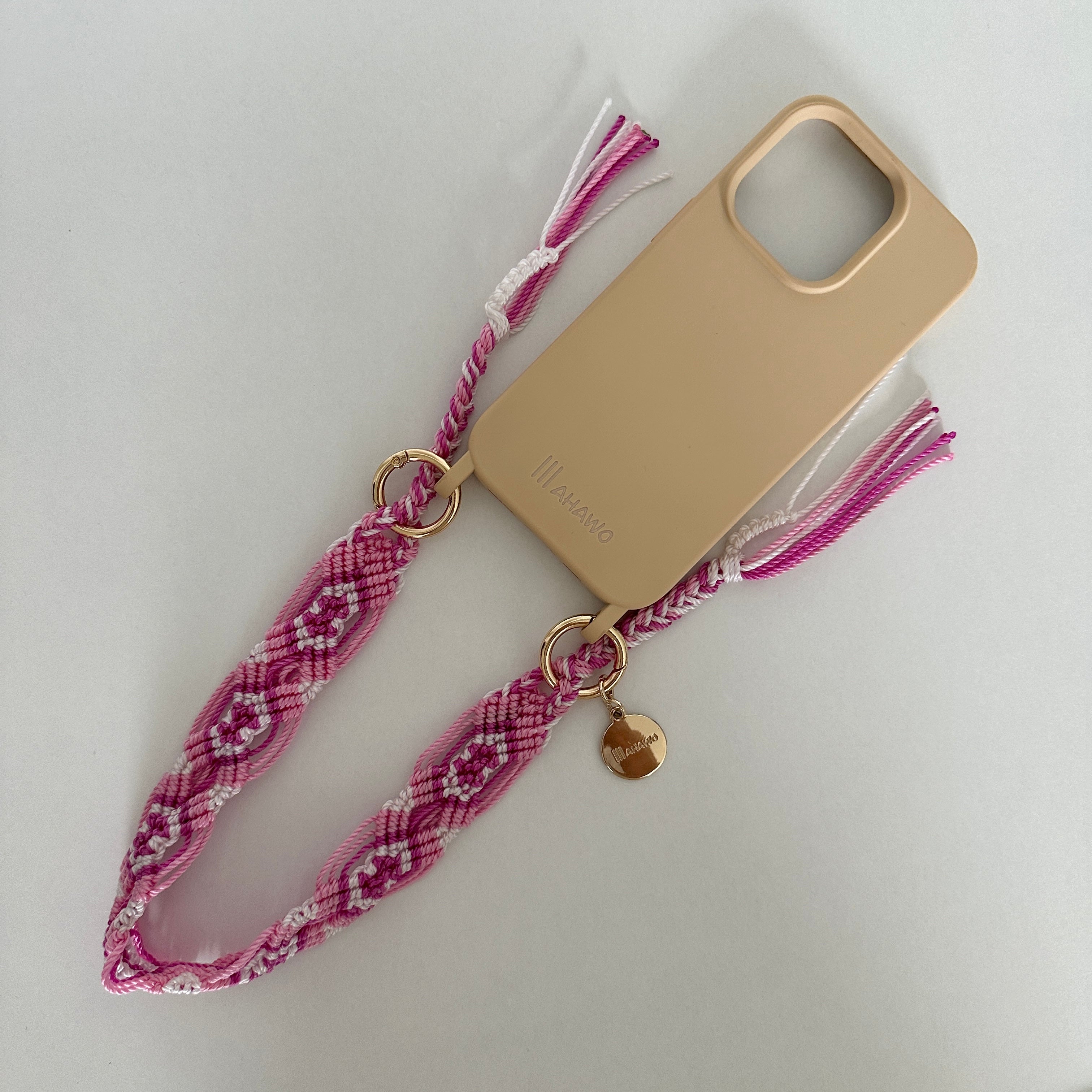 Short Phone Strap "Cherry Blossom"