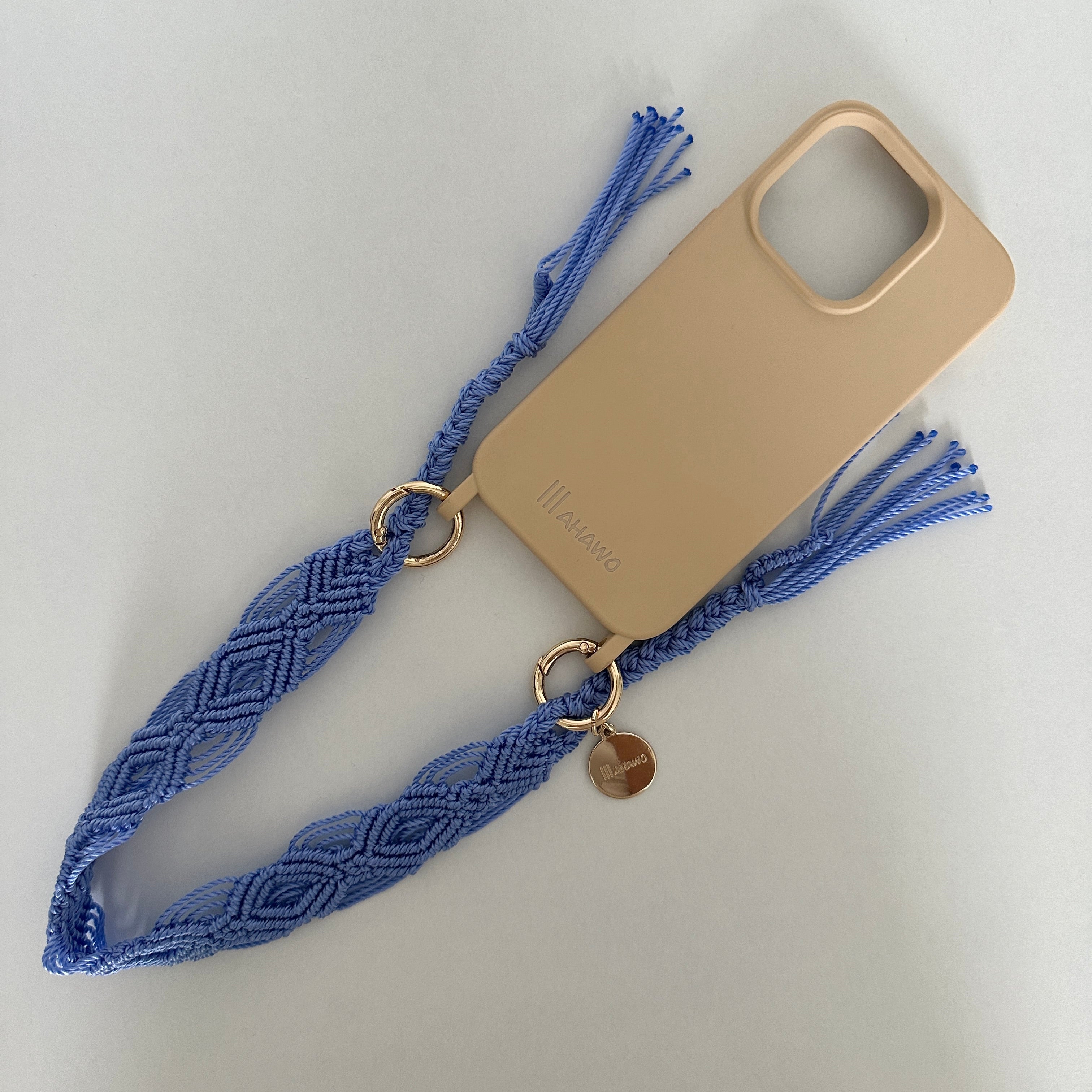 Short Phone Strap "Blue Ocean"