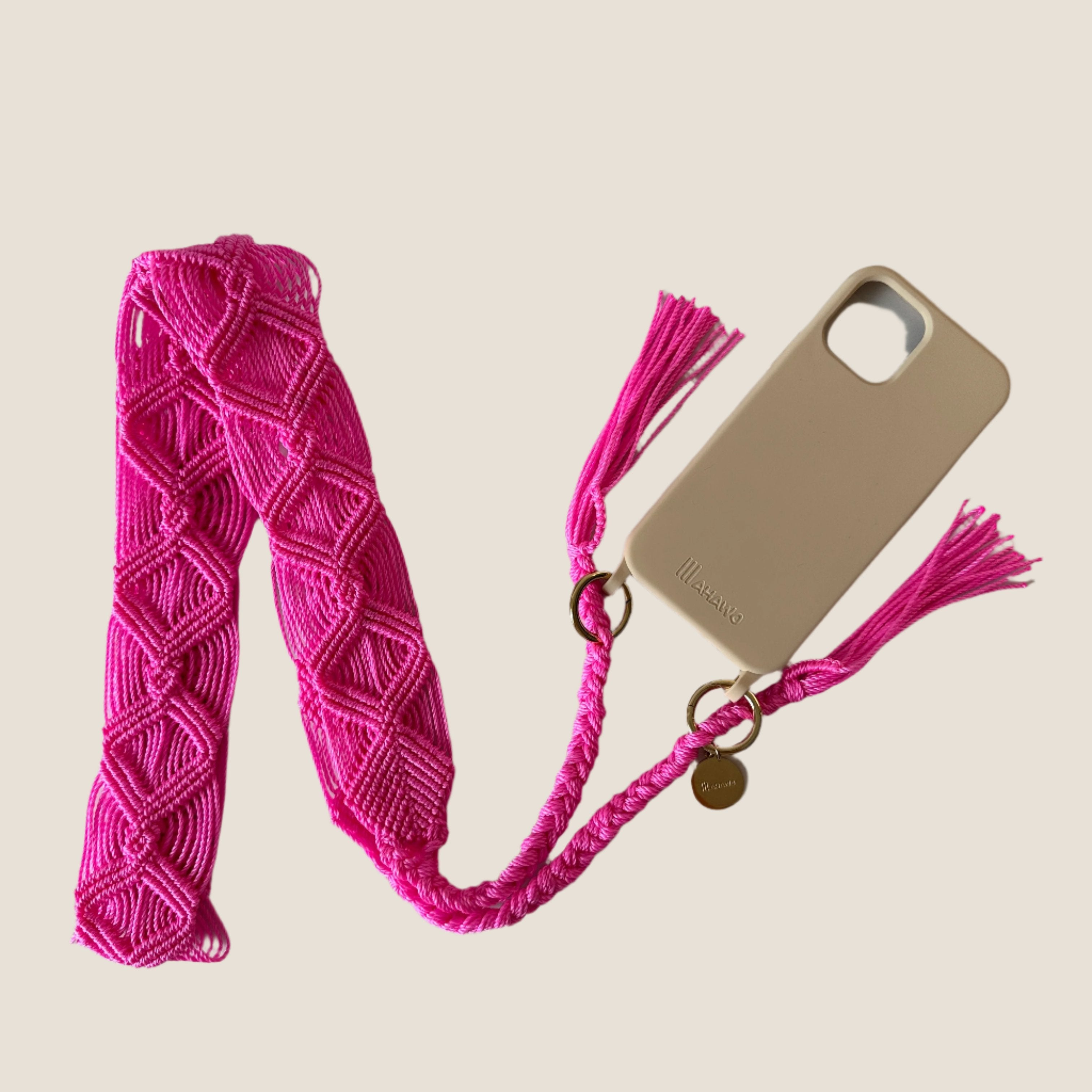 Pink Glo Phone Strap