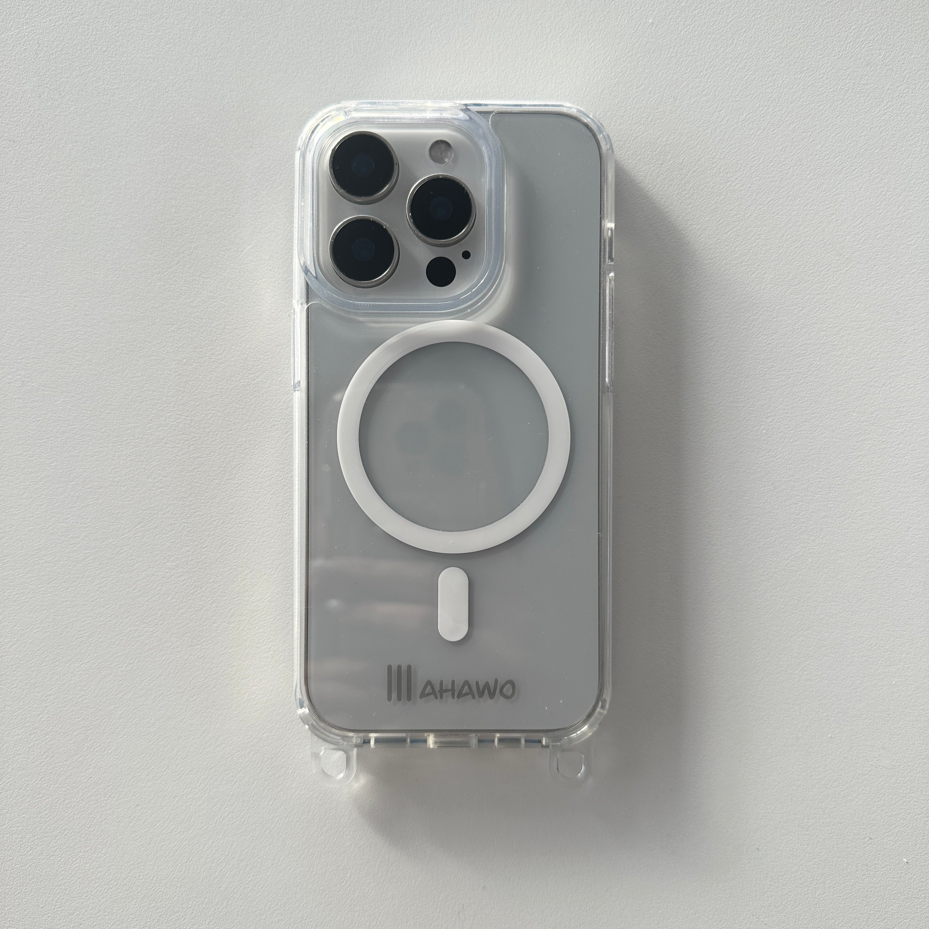 Phone Case Clear MagSafe & Removable Eyelets