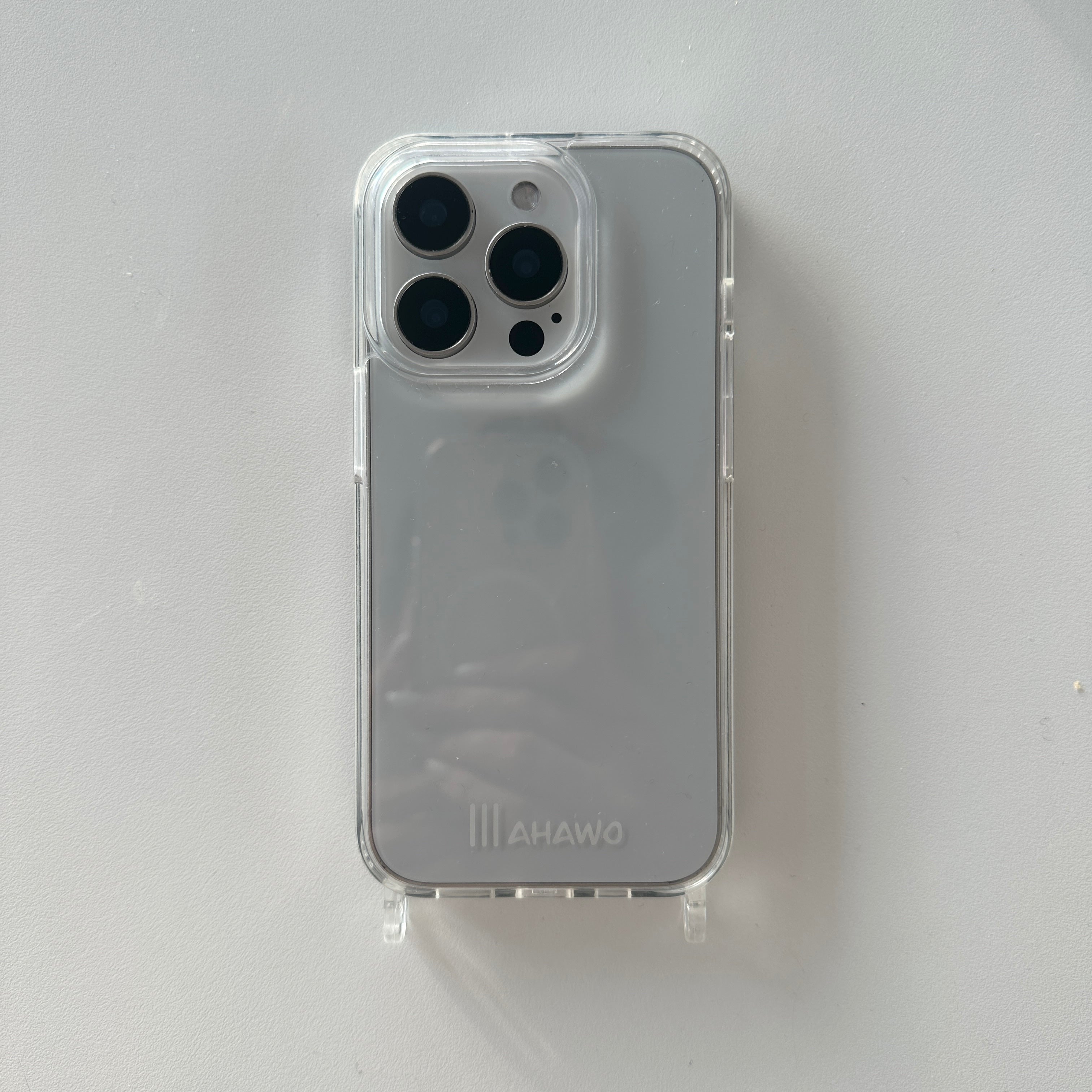 Phone Case with Eyelets Clear