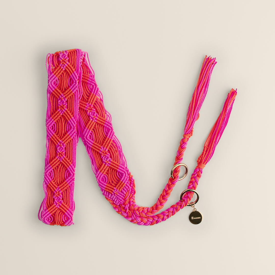 Pink Fire Phone Strap