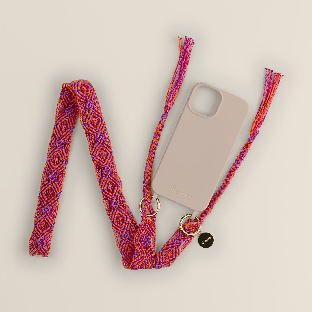 Summer Twist Slim Phone Strap